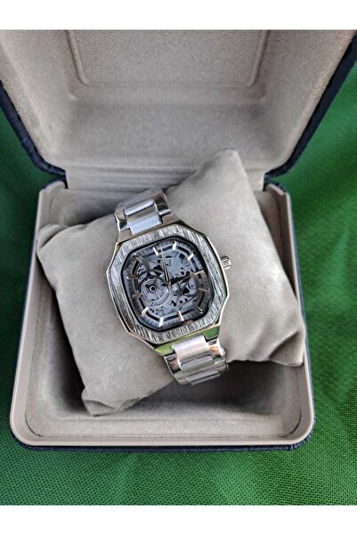 DARK BLANC Skeleton Dial Sport Metal Men's Wristwatch