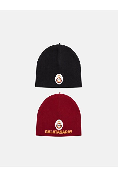 LC Waikiki Galatasaray Printed Boys' Beret 2-Pack (W6)