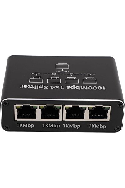 GENERAL Gigabit Ethernet Splitter, 1 to 4 LAN Splitter with USB C Power Cable...