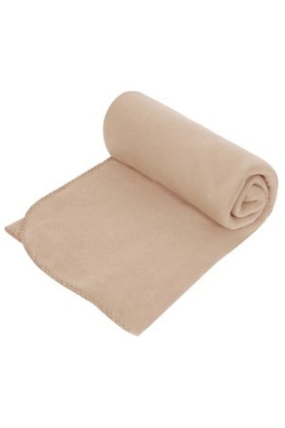 OEM Double Fleece Blanket Beige 240x220cm