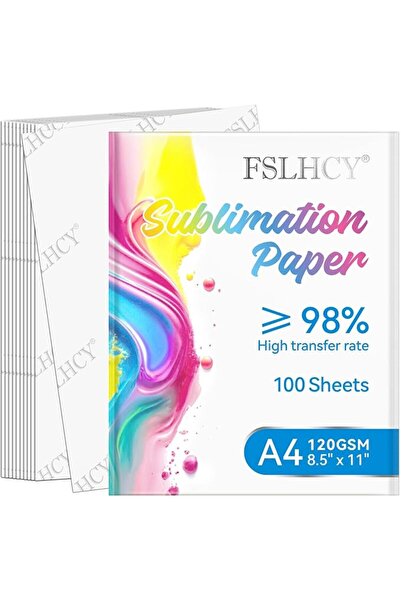FSLHCY Sublimation Paper 8.5 x 11 inches, 100 Sheets Sublimation Transfer Pap...