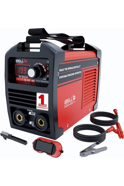 Ibello آلة لحام IBELL 200-89 إنفيرتر ARC مدمجة (IGBT) بقوة 200 أمبير مع وظيفة...