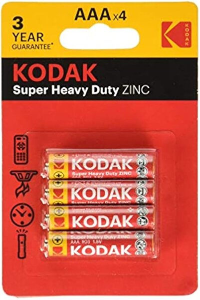 Kodak PAPELERIA - Pack of 4 Batteries R3 AAA