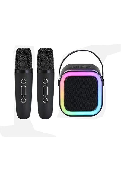 HAPPYAUDIO Karaoke Kids Adult Mini Portable Bluetooth Speaker Toys Clear Soun...