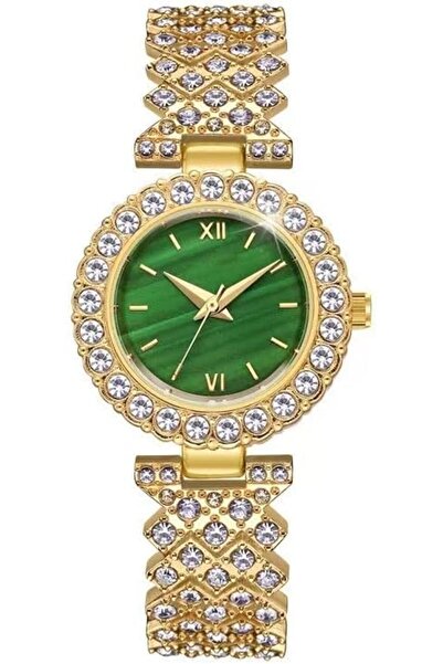 GENERAL Anion Women's Watch with Green Dial and Silver Bracelet Analog Display