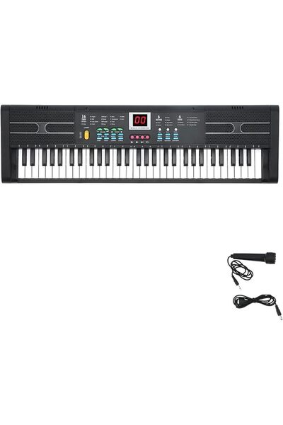 Eujgoov Portable Keyboard Piano Multifunction Digital Electric Piano USB Micr...