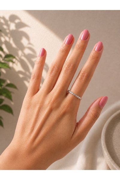 nunu takı Star Chain Silver Ring