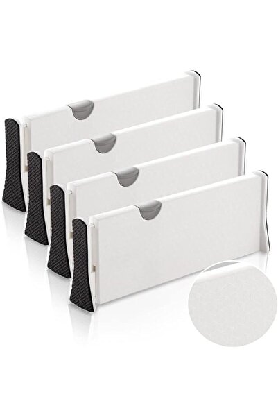 Arabest Adjustable Drawer Dividers 4 Pack,Expandable Storage and Classificati...