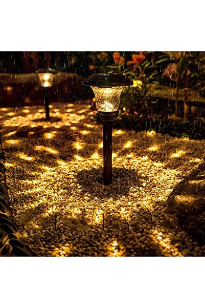Arabest 2PCS Solar Lawn Lamp,Waterproof Garden Patio Ground Lights,7 Color Ch...