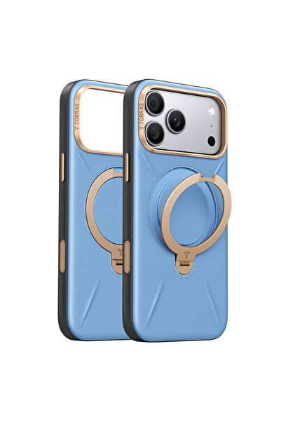 TORRAS MagSafe Case for Apple iPhone 18 Pro / 17 Pro, Torras, QPRO Leather, Blue