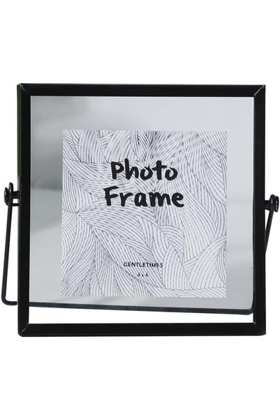 Arabest Geometric Metallic Photo Frame,Iron Art Desktop and Wall Mounted Pict...