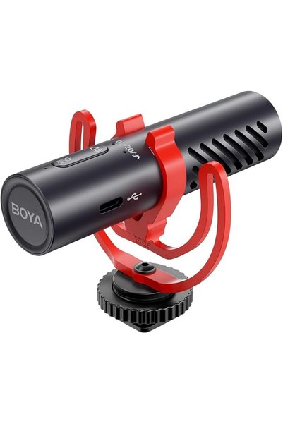 Boyacım BOYA BY-MM1 AI On-Camera Shotgun Microphone for iPhone15/16/17, Andro...