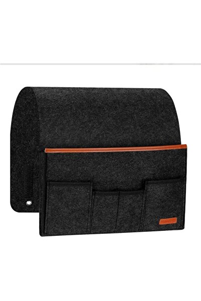 Arabest Bedside and Sofa Armrest Storage Organizer with 5 Pockets,Non-Slip Fe...