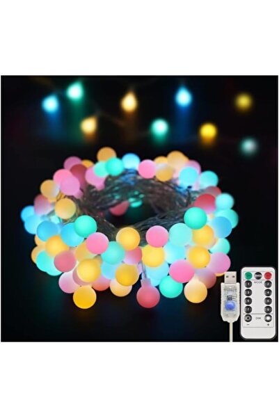 Arabest Globe String Lights,80 LEDs 32.8FT USB Powered Indoor Outdoor Decor,R...