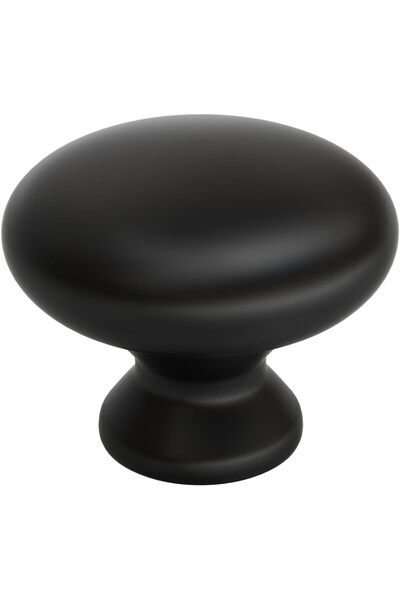 Arabest Square Cabinet Knobs,20 Pack Black Single Hole Kitchen Drawer Pulls,R...