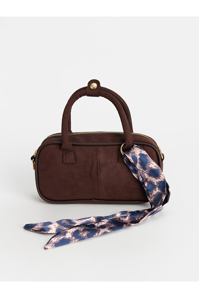 LC Waikiki Rmz Gi̇yi̇m Farkiyla Suede Look Women's Shoulder Bag