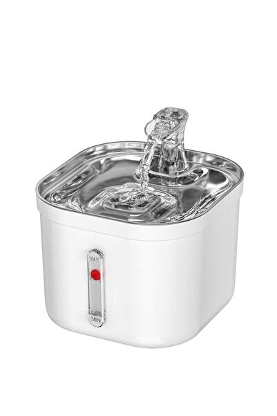 Arabest 2L Stainless Steel Automatic Pet Water Fountain,Ultra-Quiet Cat and D...