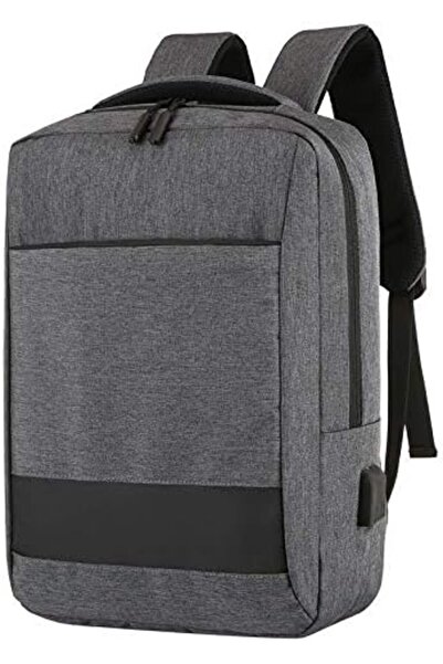 Arabest Grey 17 Inch Laptop Backpack with USB Charging Port,Water Resistant B...