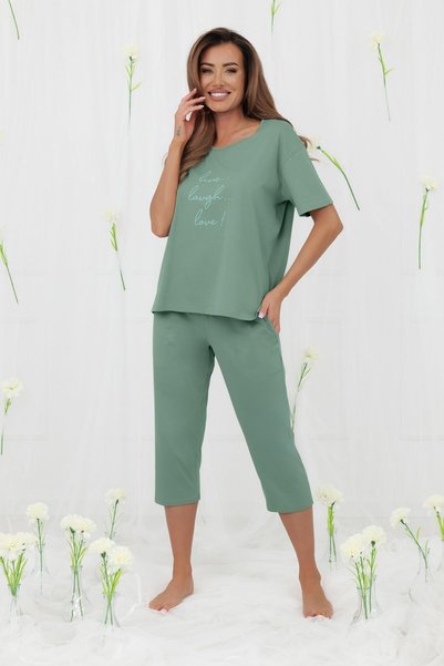 Other Pijama de damă cu mâneci scurte, pantaloni trei sferturi Ksara S
