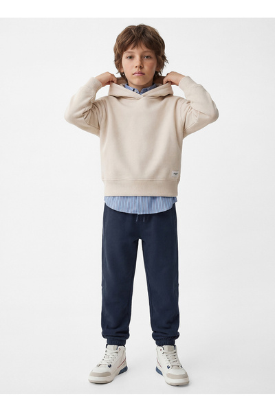 Koton Navy Blue Boy's Sweatpants 7Wkb40033Tk704