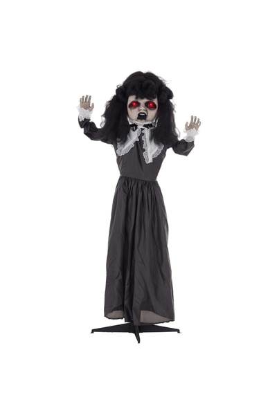 Generic Brand Păpușă de groază, decorațiune de Halloween; voce și muzică înfr...