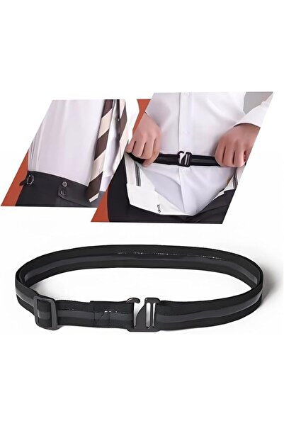 TORMEN Elastic Shirt Stay Belt for Men – Adjustable No-Slip Shirt Tucking Hol...