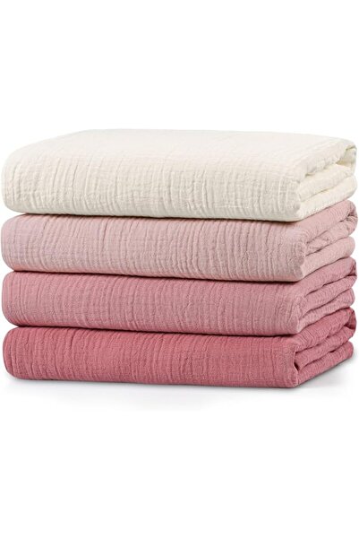 GENERAL Muslin Swaddle Blankets for Newborn, 3 Pack Breathable Soft Receiving...