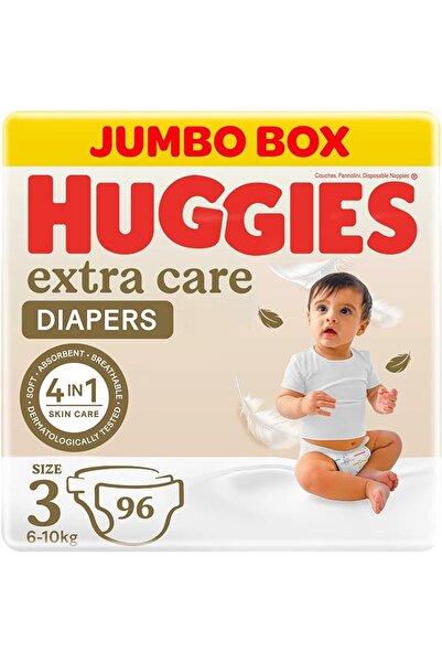 Huggies Extra Care Open Diaper Size 3 (5-9 KG) 96 Diapers