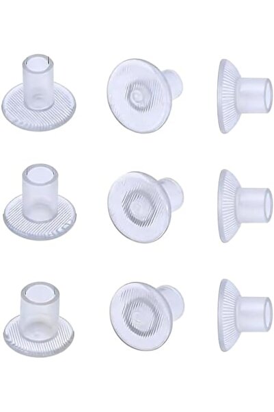 GENERAL 12 زوجًا من أغطية الكعب الشفافة للأحذية ذات الكعب العالي، 3 أحجام لتغ...
