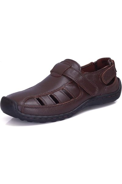 Burwood Men BWD 162 Leather Fisherman Sandals