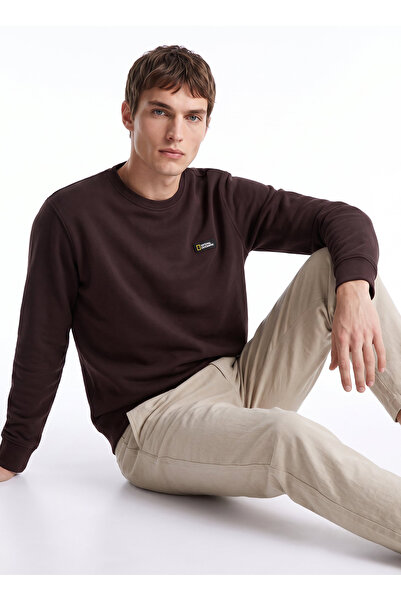 NATIONAL GEOGRAPHIC Sweatshirt, S, Kahve