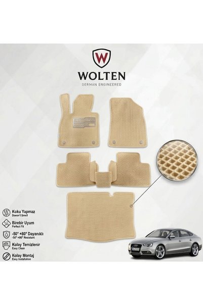 w wolten german engineered AUDİ-A5-(2008-2015) İÇİN EVA İÇ PASPAS TAKIMI VE B...