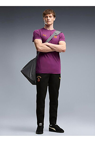 GSStore GS Store Galatasaray Puma Eşofman Alt 786822 Siyah Logo Baskılı Erkek...