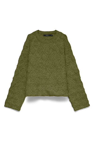 Vero Moda Yeşil Kadın Kazak 10350433-180529 TCX