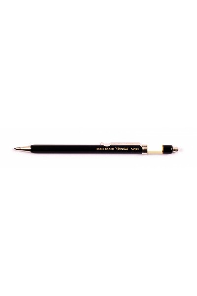 Koh-i Noor Set 2 x Creion Mecanic Metalic, Negru pentru Grafit, 2 mm