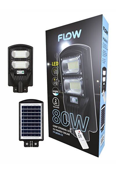 Flow Corp Stradal LED Solar FPL80W-CS, 80W, 6500K