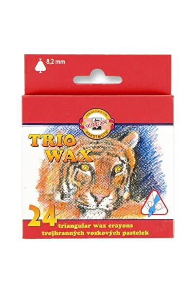 Koh-i Noor Set 2 x Creioane Cerate Triunghiulare, 2 Culori