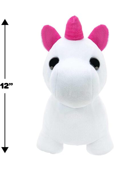 Adopt Me ! AME0011 Neon Unicorn Plush-Soft and Cuddly-Three Light-Up Modes-Directly from The #1 Game-