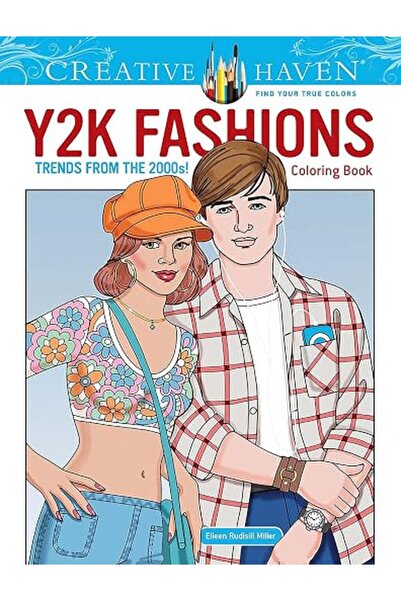 GENERAL كتاب تلوين أزياء Creative Haven Y2K: اتجاهات من عام 2000!