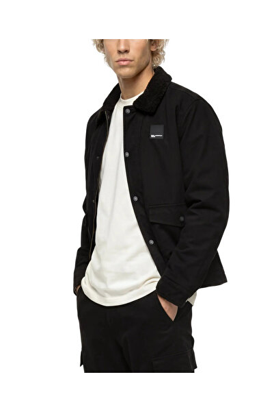 Karl Lagerfeld Ανδρικό Μπουφάν Μαύρο Jeans B4M14022-999 Black