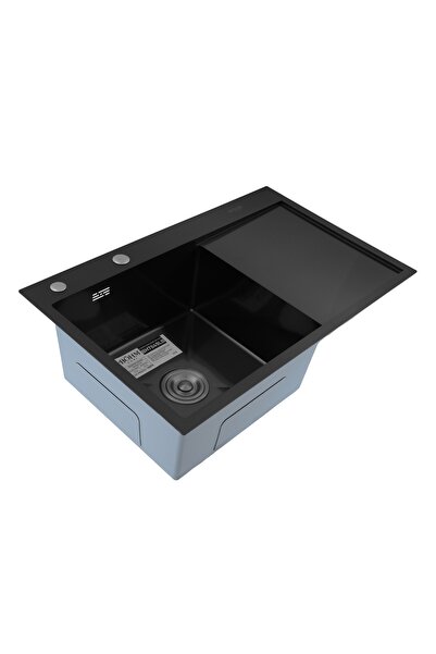 BÖHM Chiuveta de bucătărie Inox SUS304 Bohm BH7849LB, 780x490mm, nano negru, ...