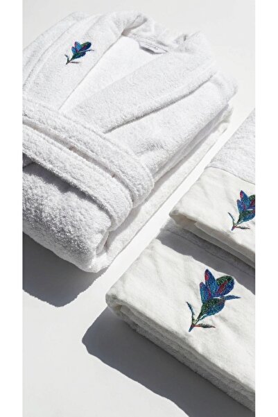 Minteks Layla Women's 3-Piece Women's Bathrobe Set