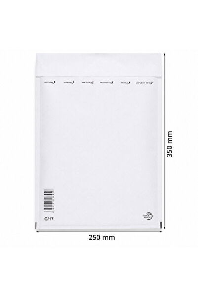 INATECH Set 100 Bucati Plicuri cu Bule Antisoc, G17 Alb, 250 x 350 mm, Interi...