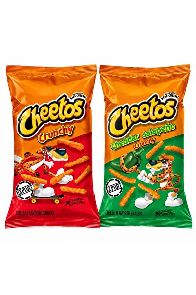Cheetos باقة شيتوس بالجبن و شيتوس هلابينو مستورد امريكي الحجم العائلي 226.8G