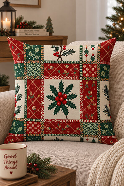 Evdek Christmas Double-Sided Printed Throw Pillow Cover 6Echd16