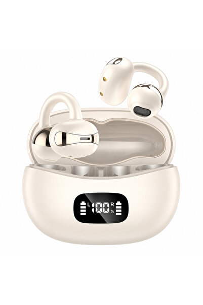 Abbruch YXG-20 Bluetooth Kulaklık Klipsli Açık Kulak Tasarım LED Ekran İos An...