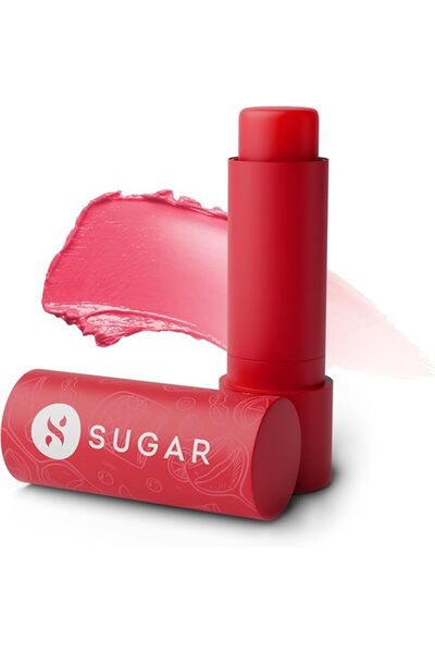 SUGAR Cosmetics Tipsy Lips Moisturing Balm with Vitamin E, Shea Butter and Jo...