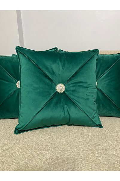 YILMAZHOME Throw Pillow & Throw Pillow Cover - Luxury Velvet Stone Model Thro...