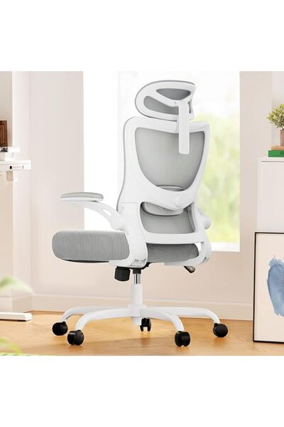 Marsail Office Chair Ergonomic Desk Chair with Adjustable Headrest Lumbar Sup...