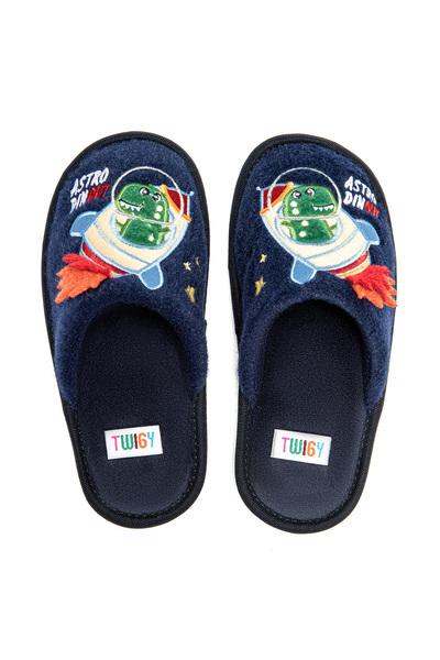 Twigy Astronot Çocuk Ev Terliği Lacivert 30/35